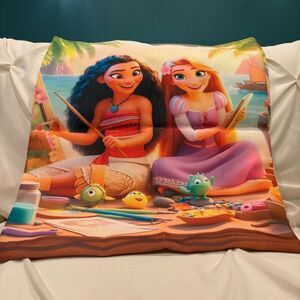 Disney’s Princess Moana amd Rapunzel Cosplay Eco Reusable Shopping Bag Tote NEW